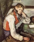 Paul Cezanne Boy in a Red Waistcoat china oil painting artist